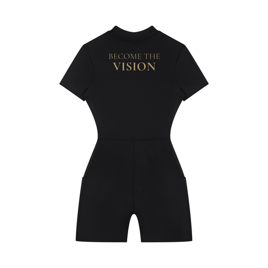 Elevate Her Become the Vision Romper - F.I.T.H Clothing and Accessories
