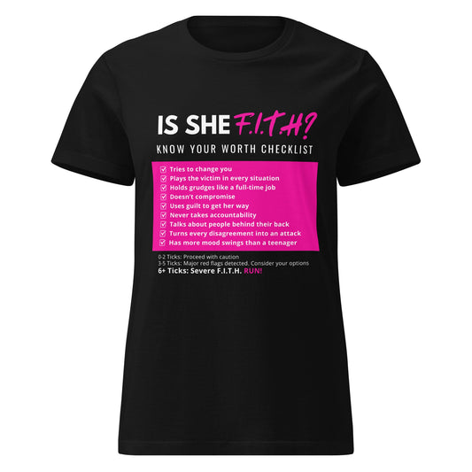 Is She F.I.T.H? Women's T-Shirt - F.I.T.H Clothing and Accessories