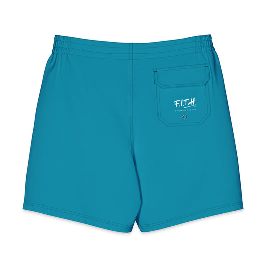Men's Teal F.I.T.H Board Shorts - F.I.T.H Clothing and Accessories