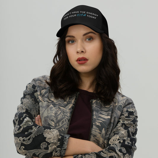 No Energy Trucker Cap - F.I.T.H Clothing and Accessories