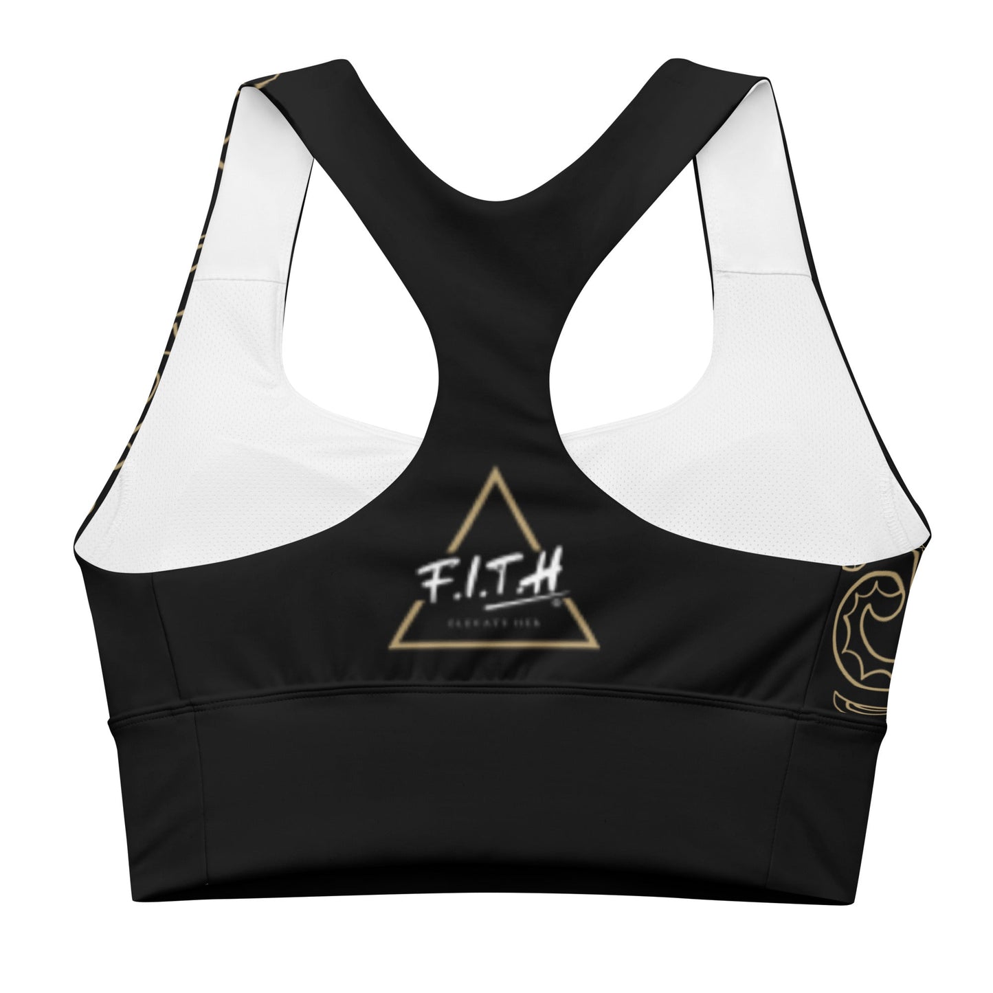 Paisley Shoulder High Impact Sports Bra - F.I.T.H Clothing and Accessories