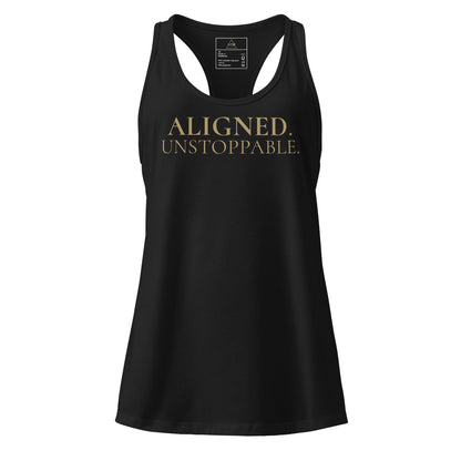 Aligned. Unstoppable. Racerback - F.I.T.H Clothing and Accessories
