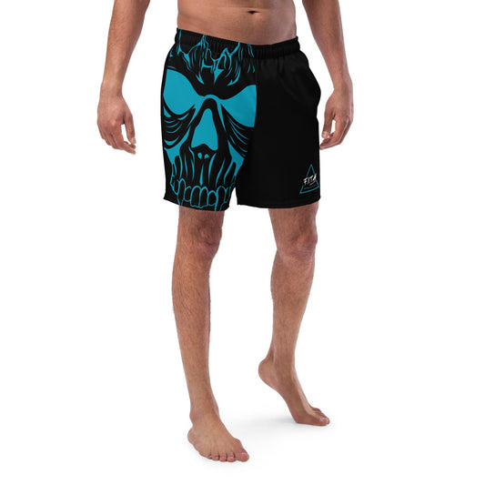 Angry Skull Quick Dry, Anti Chafe Lined Swim Shorts - F.I.T.H Clothing and Accessories