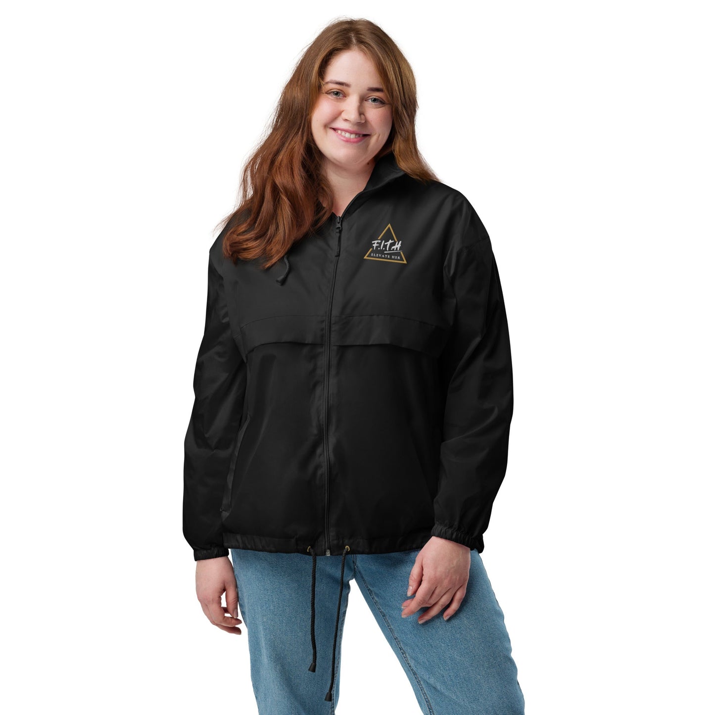 Elevate Her Embroidered Windbreaker - F.I.T.H Clothing and Accessories