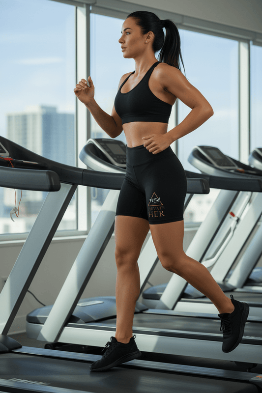 Elevate Her High-Waisted Blend Biker Shorts - F.I.T.H Clothing and Accessories