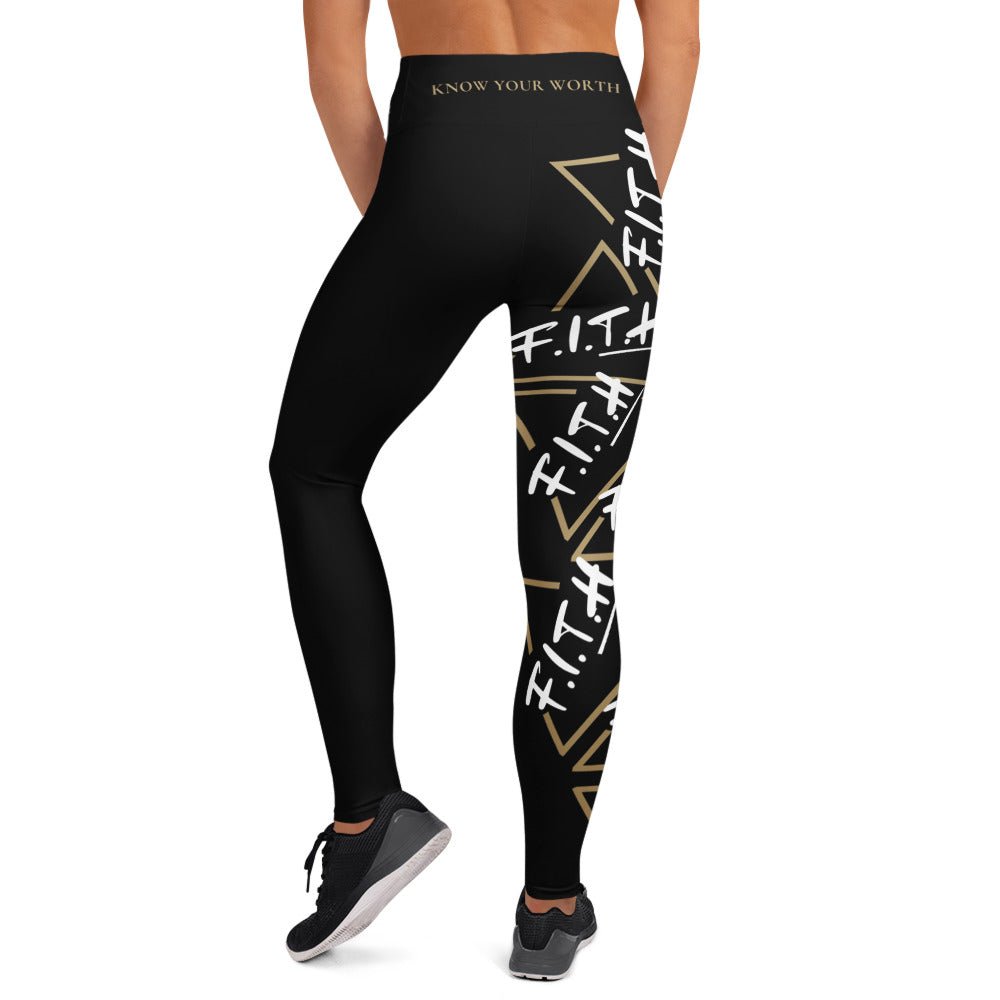 Elevate Her Logo Yoga Leggings - F.I.T.H Clothing and Accessories