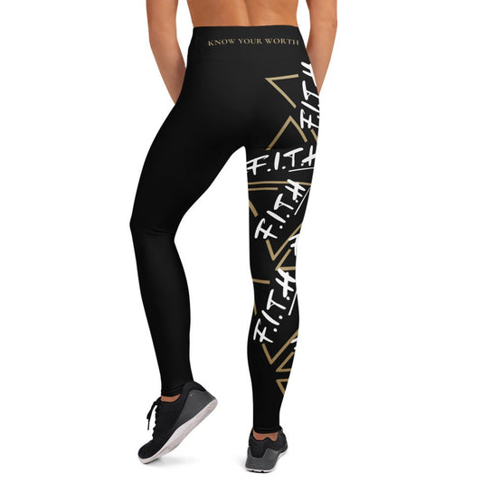 Elevate Her Logo Yoga Leggings - F.I.T.H Clothing and Accessories