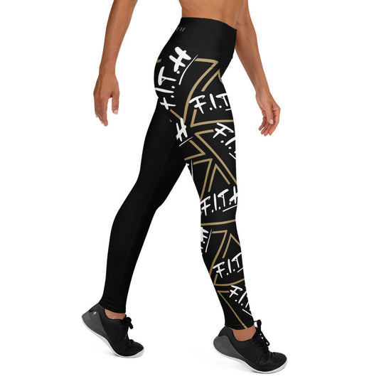 Elevate Her Logo Yoga Leggings - F.I.T.H Clothing and Accessories