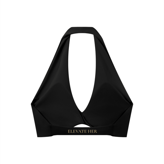 Elevate Her Pleated Halter Sports Bra - F.I.T.H Clothing and Accessories
