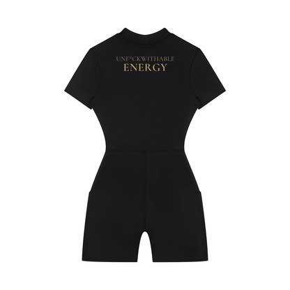 Elevate Her Unf*ckwithable Energy Romper - F.I.T.H Clothing and Accessories