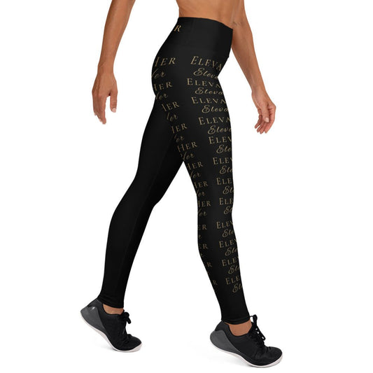 Elevate Her Wrapped Words Yoga Pants - F.I.T.H Clothing and Accessories