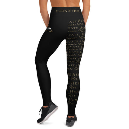 Elevate Her Wrapped Words Yoga Pants - F.I.T.H Clothing and Accessories