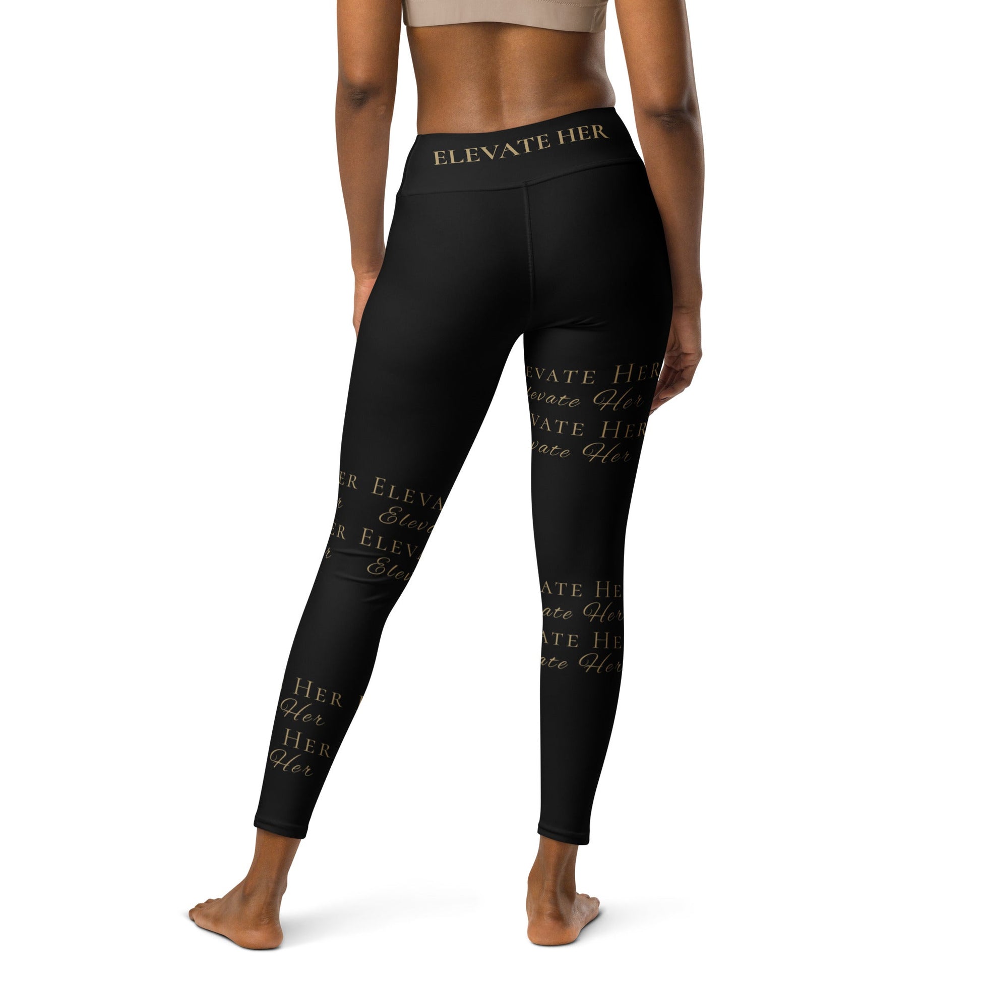 Elevate Her Wrapped Words Yoga Pants - F.I.T.H Clothing and Accessories