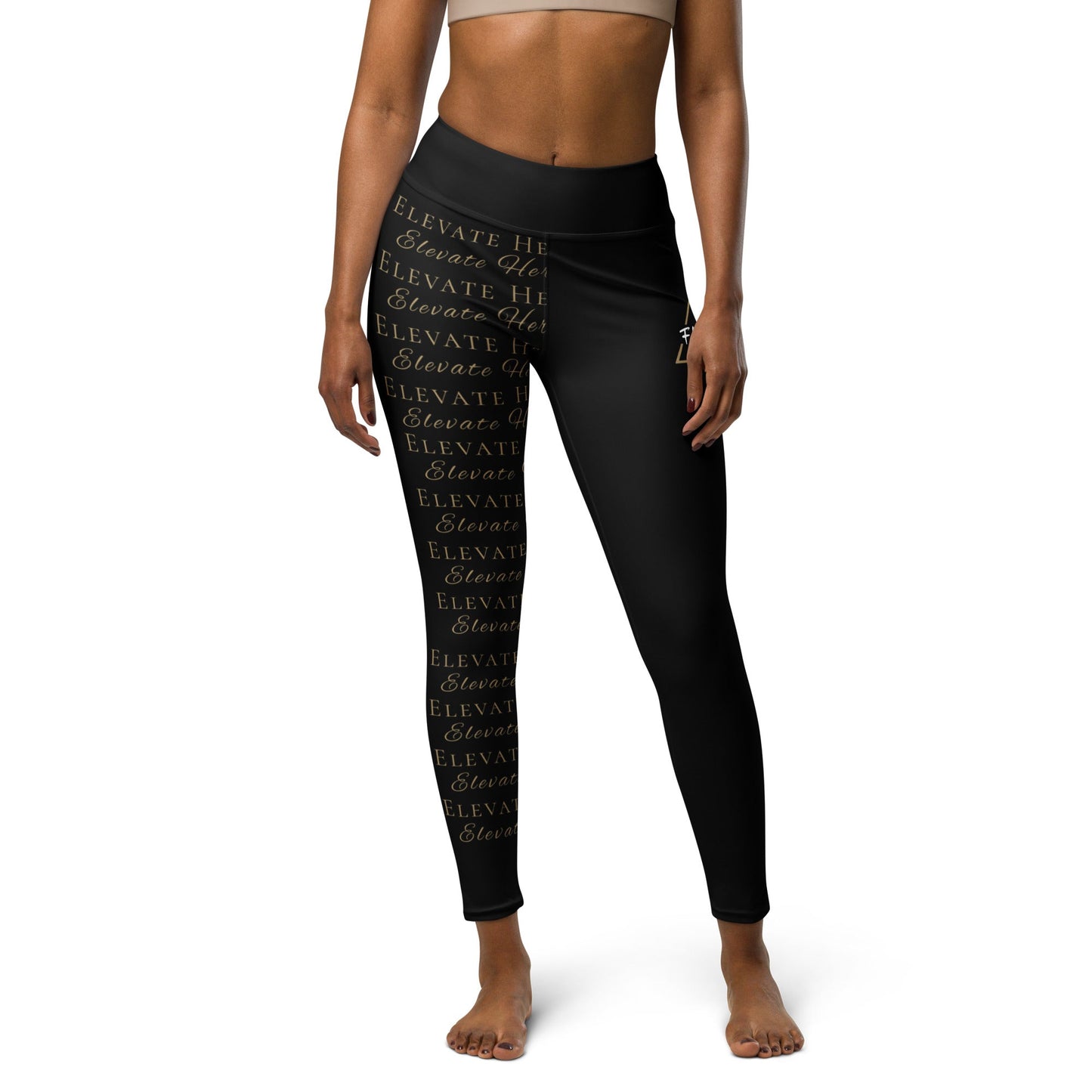 Elevate Her Wrapped Words Yoga Pants - F.I.T.H Clothing and Accessories