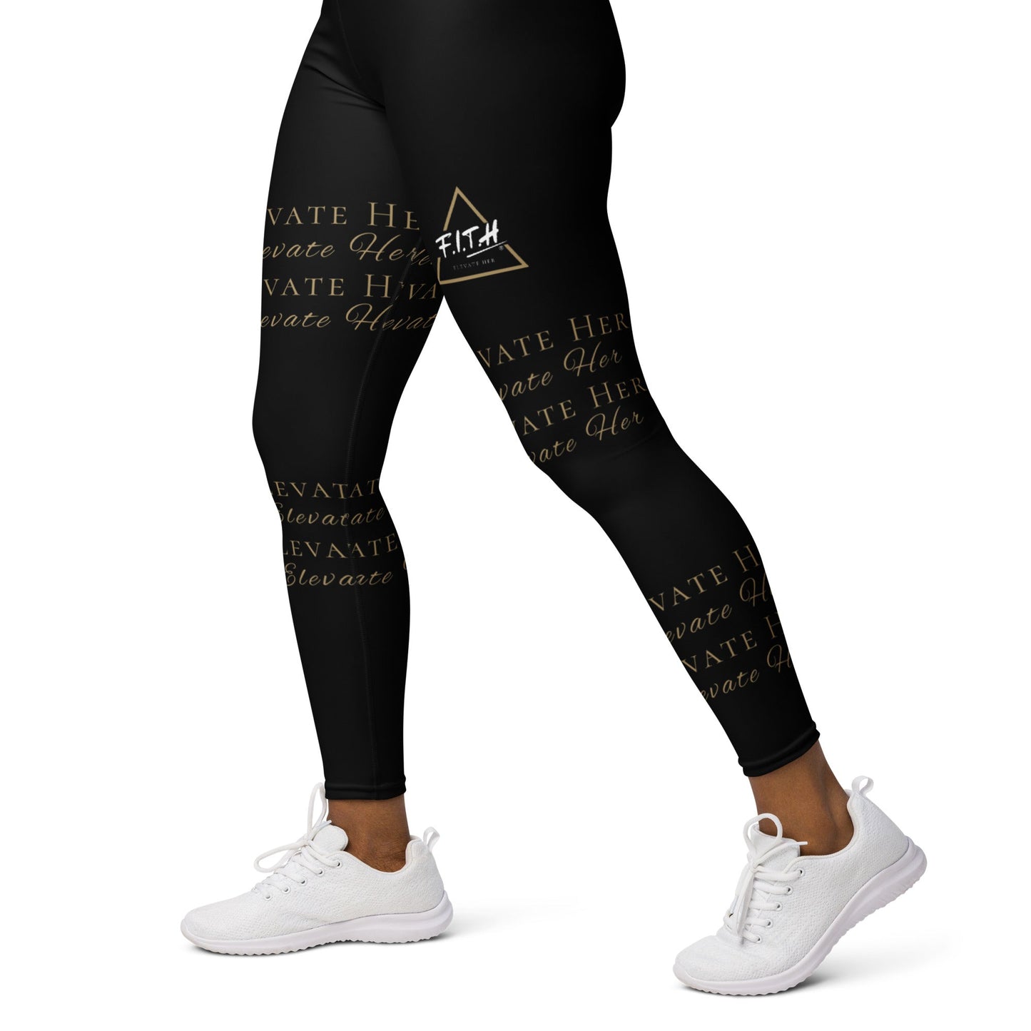 Elevate Her Wrapped Words Yoga Pants - F.I.T.H Clothing and Accessories