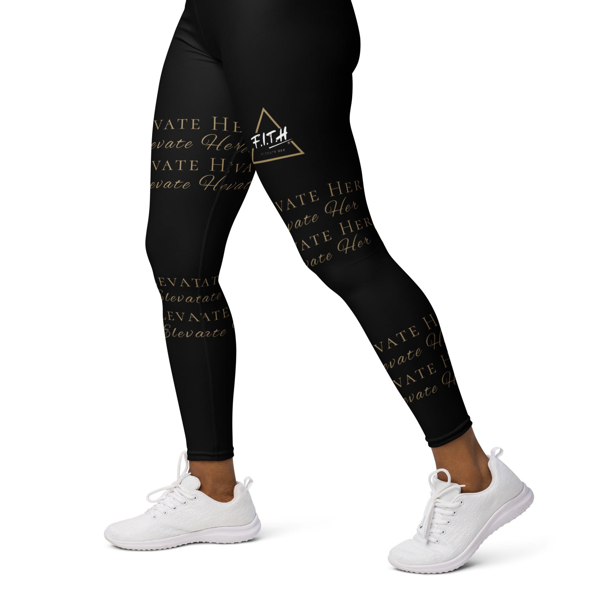 Elevate Her Wrapped Words Yoga Pants - F.I.T.H Clothing and Accessories