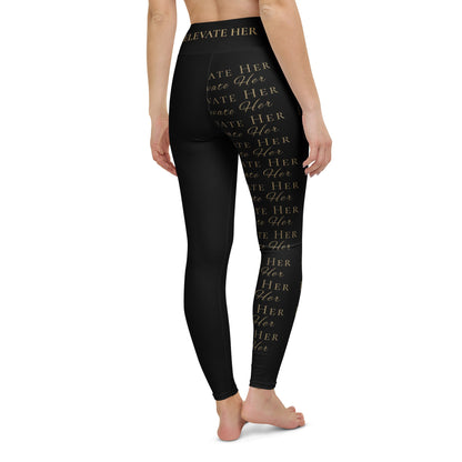 Elevate Her Wrapped Words Yoga Pants - F.I.T.H Clothing and Accessories