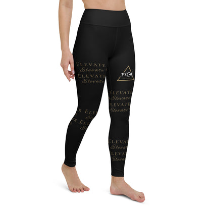 Elevate Her Wrapped Words Yoga Pants - F.I.T.H Clothing and Accessories