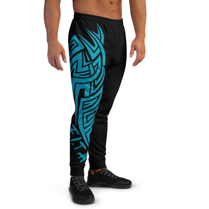 F.I.T.H Blue Full Leg Tribal Men's Joggers - F.I.T.H Clothing and Accessories