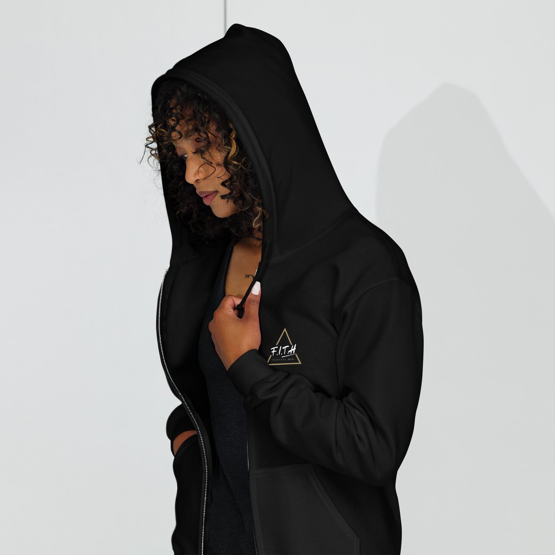 F.I.T.H Elevate Her Zip Up Hoodie - F.I.T.H Clothing and Accessories