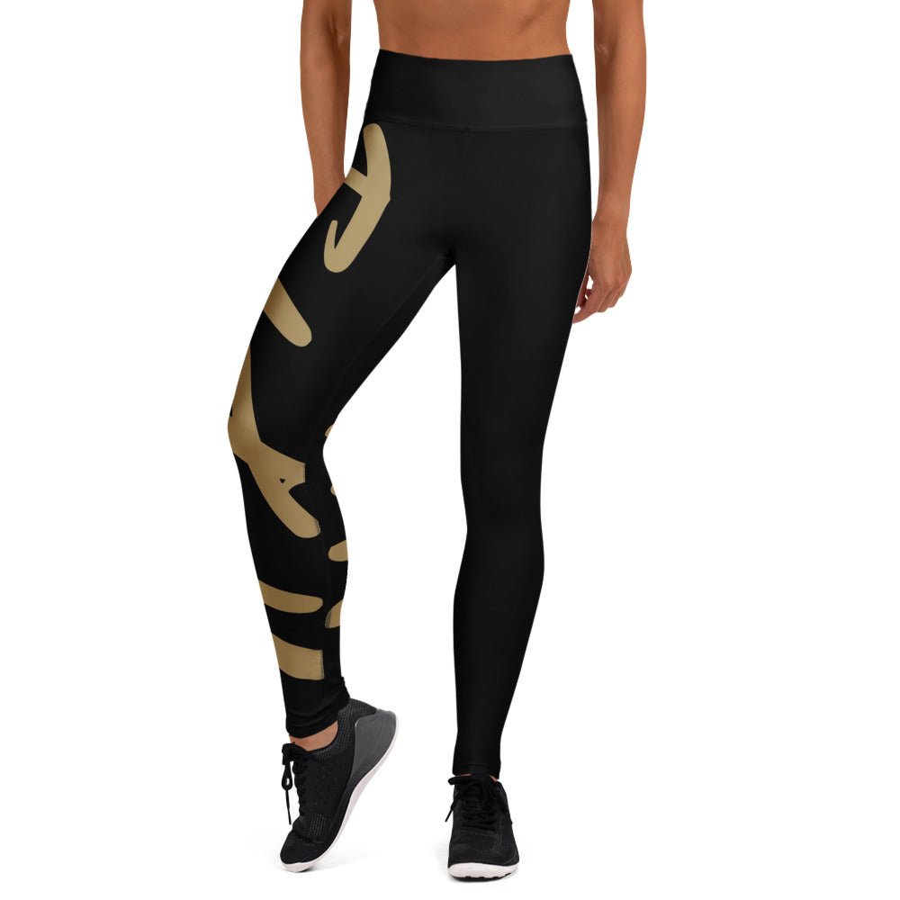 F.I.T.H Gold Yoga Leggings - F.I.T.H Clothing and Accessories