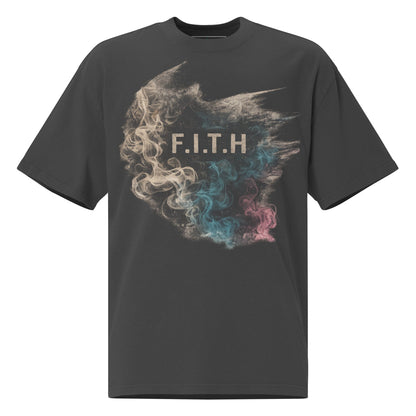 F.I.T.H Grunge Puffed Oversize T-Shirt - F.I.T.H Clothing and Accessories