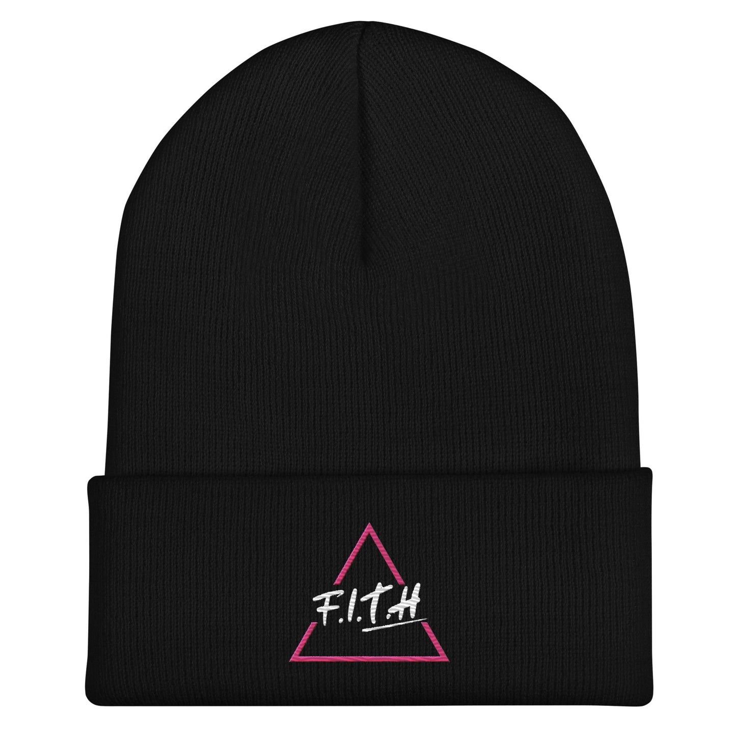 F.I.T.H Pink Cuffed Beanie - F.I.T.H Clothing and Accessories