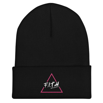 F.I.T.H Pink Cuffed Beanie - F.I.T.H Clothing and Accessories
