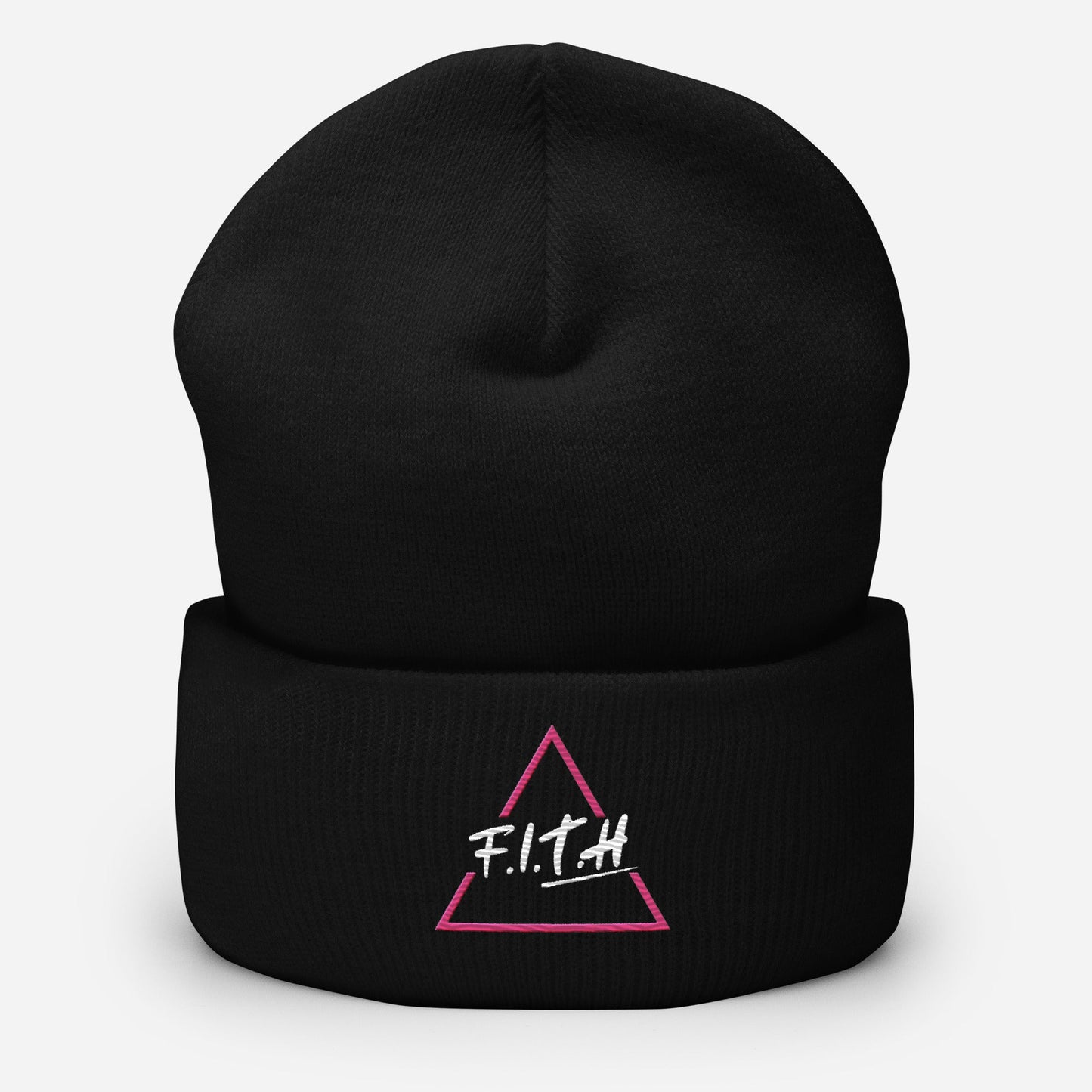 F.I.T.H Pink Cuffed Beanie - F.I.T.H Clothing and Accessories