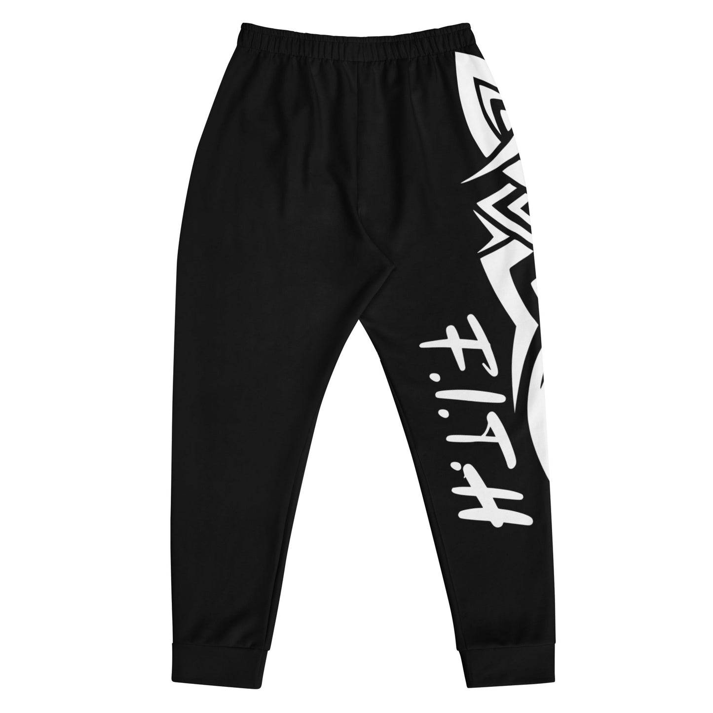 F.I.T.H White Tribal Men's Joggers - F.I.T.H Clothing and Accessories