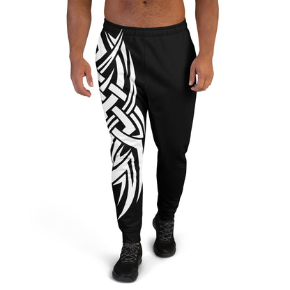 F.I.T.H White Tribal Men's Joggers - F.I.T.H Clothing and Accessories