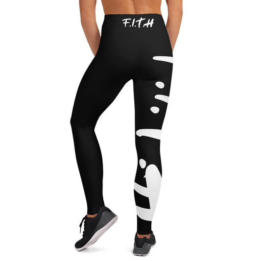 F.I.T.H White Yoga Leggings - F.I.T.H Clothing and Accessories