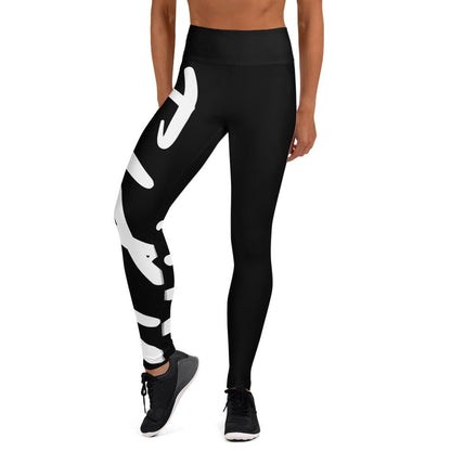 F.I.T.H White Yoga Leggings - F.I.T.H Clothing and Accessories