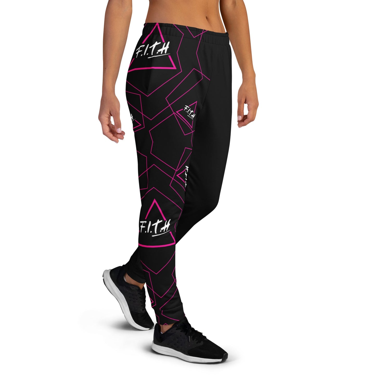 F.I.T.H Women's Geometric Joggers - F.I.T.H Clothing and Accessories