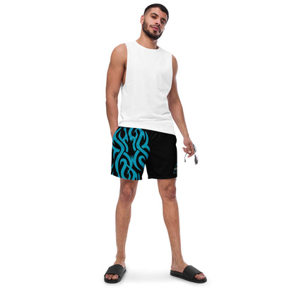 Full Tribal Men's Quick Dry, Anti Chafe Lined Swim Shorts - F.I.T.H Clothing and Accessories