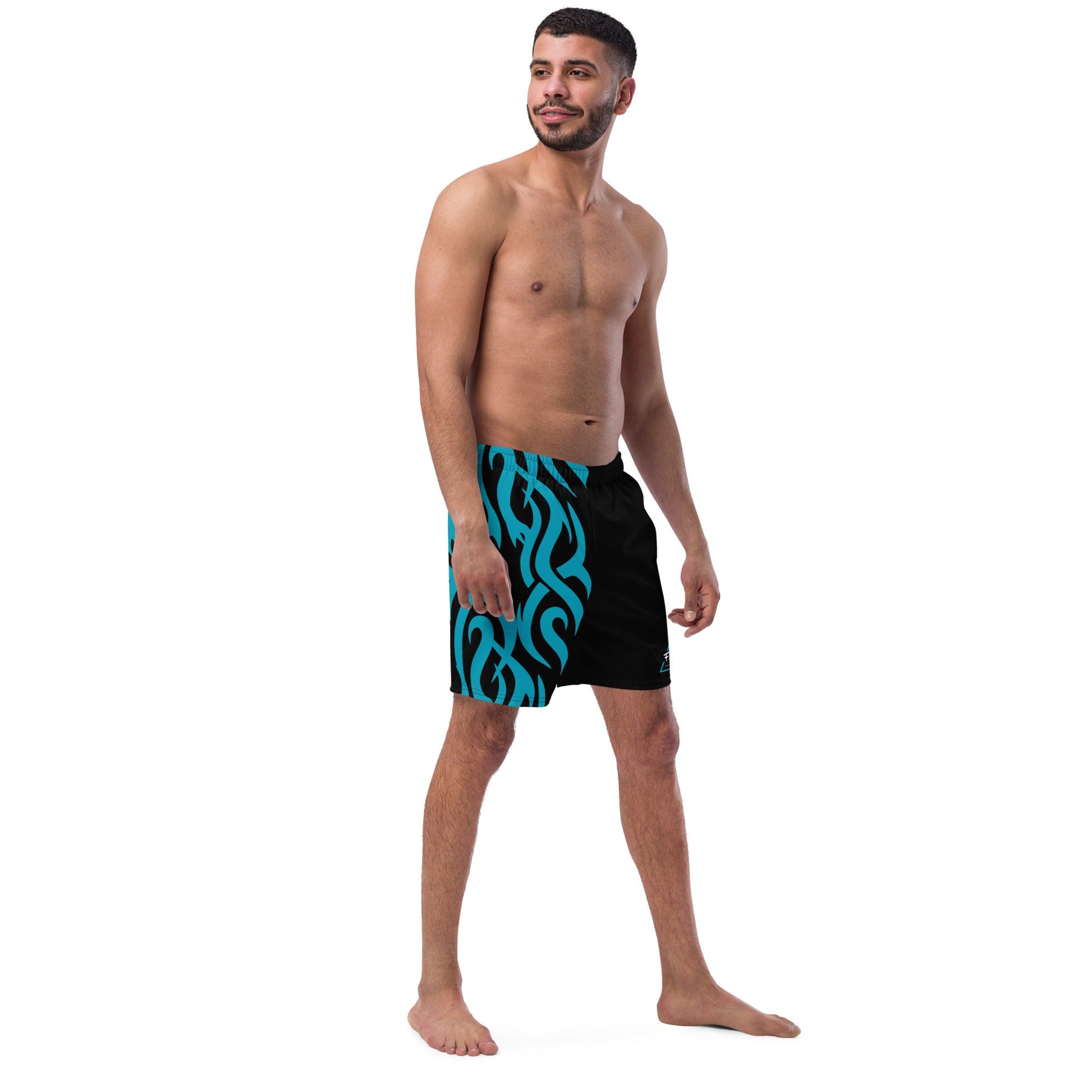 Full Tribal Men's Quick Dry, Anti Chafe Lined Swim Shorts - F.I.T.H Clothing and Accessories