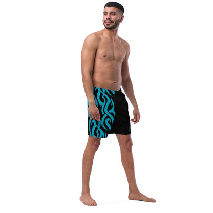 Full Tribal Men's Quick Dry, Anti Chafe Lined Swim Shorts - F.I.T.H Clothing and Accessories