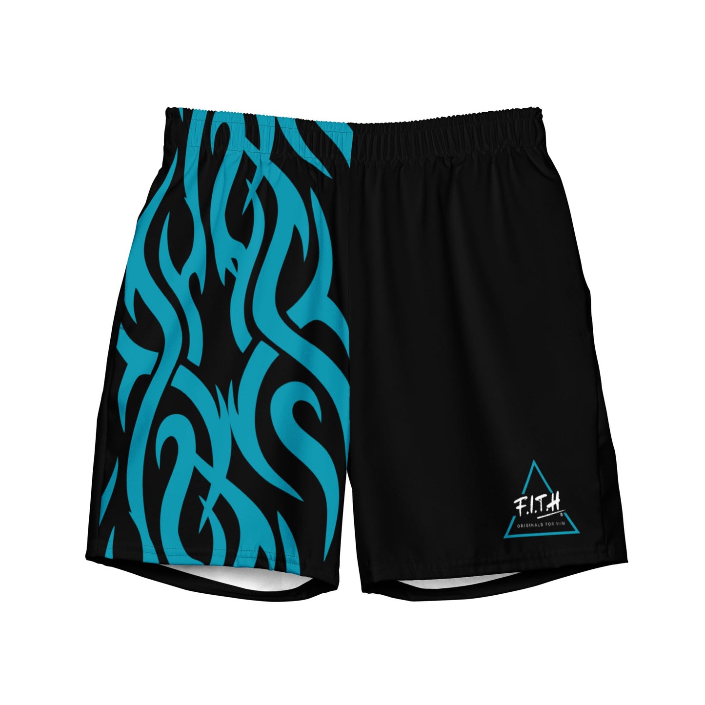 Full Tribal Men's Quick Dry, Anti Chafe Lined Swim Shorts - F.I.T.H Clothing and Accessories