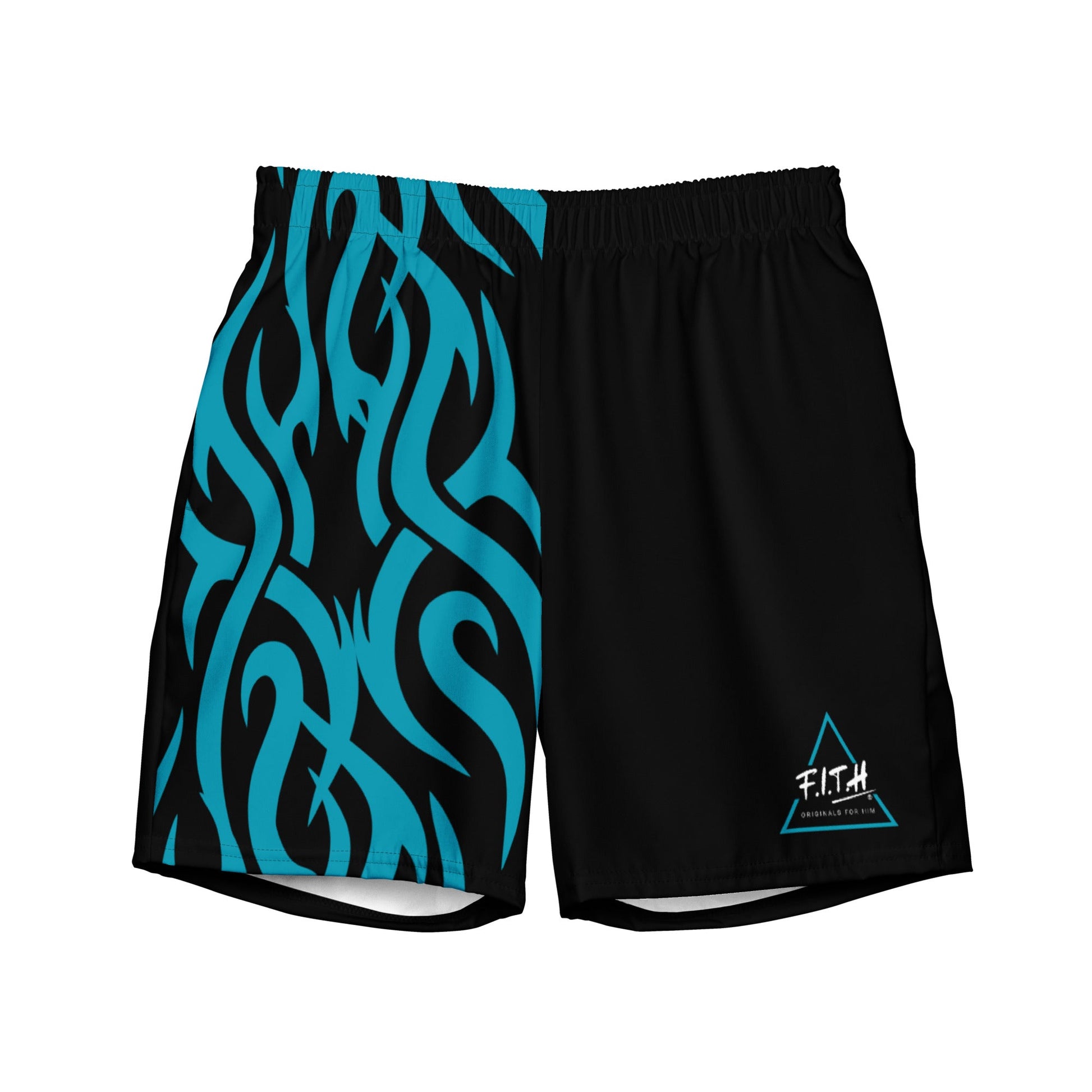 Full Tribal Men's Quick Dry, Anti Chafe Lined Swim Shorts - F.I.T.H Clothing and Accessories