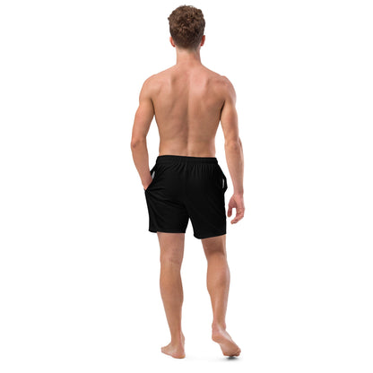 Geometric Quick-Dry Anti-Chafe Lined Swim Shorts - F.I.T.H Clothing and Accessories