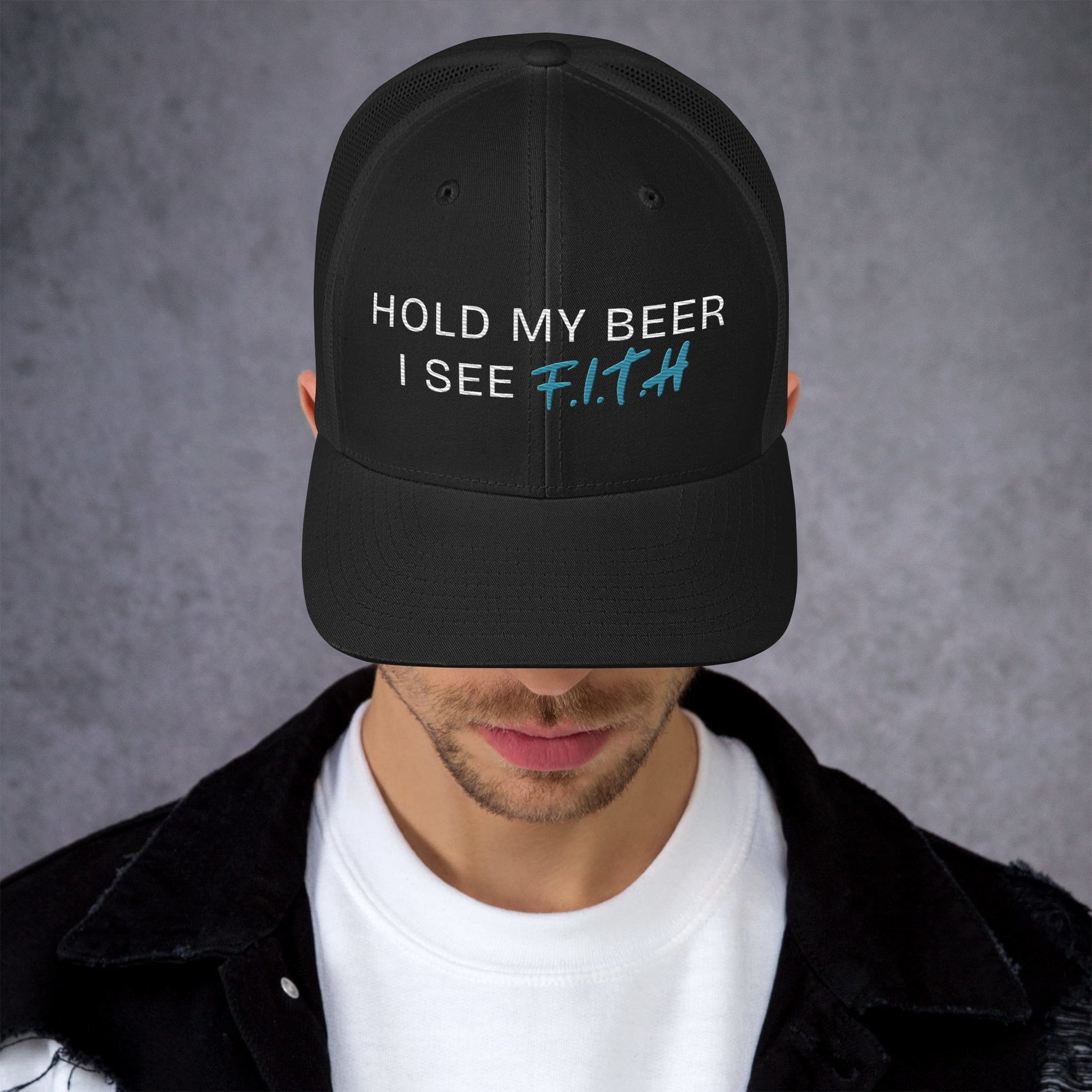 Hold My Beer Trucker Cap - F.I.T.H Clothing and Accessories