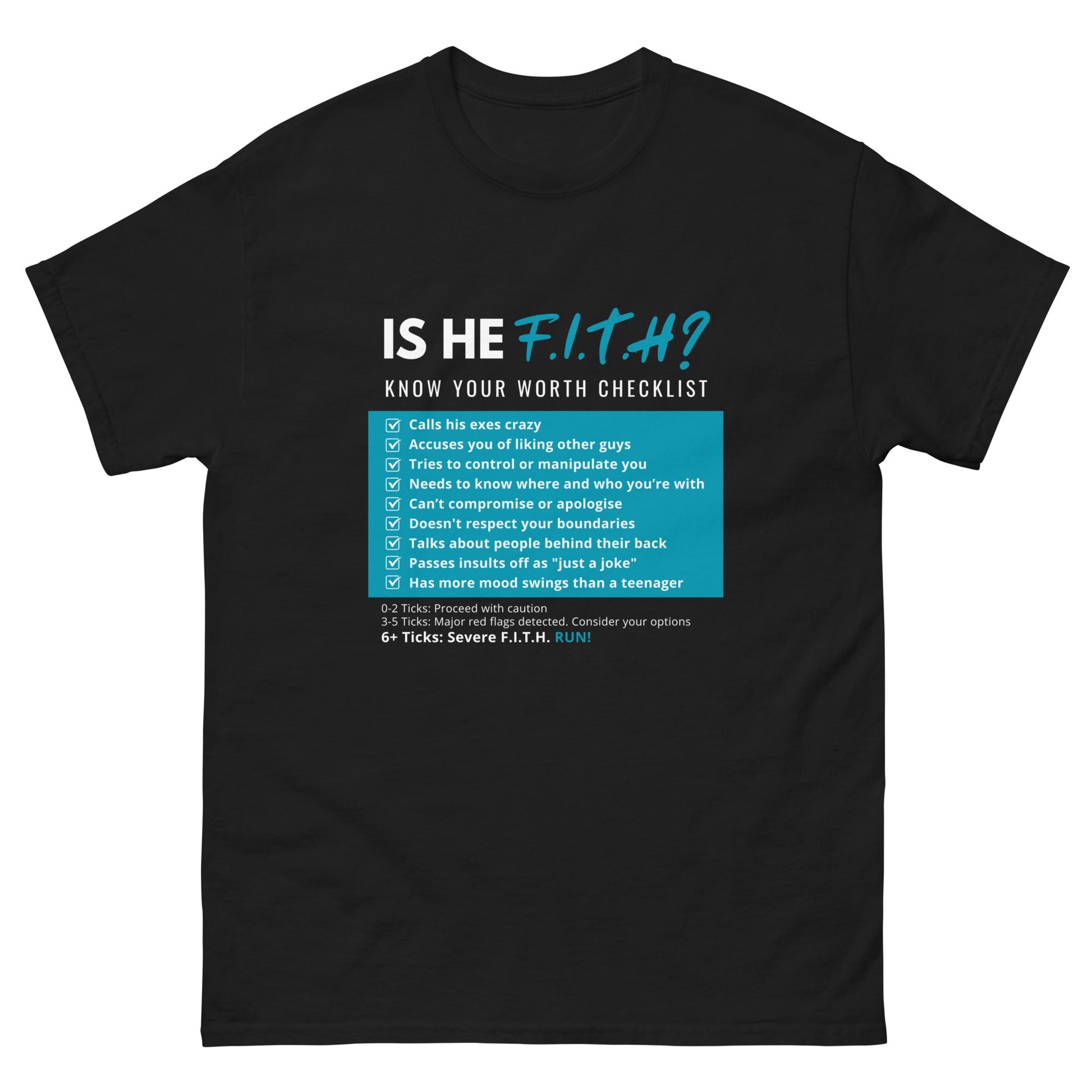 Is He F.I.T.H? Men's T-Shirt - F.I.T.H Clothing and Accessories
