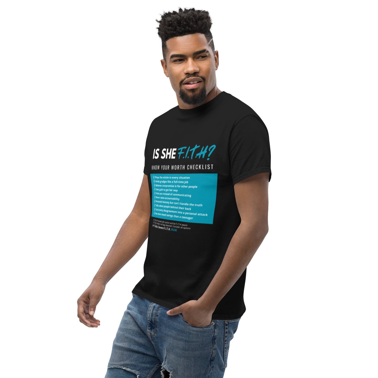 Is She F.I.T.H? Men's T-Shirt - F.I.T.H Clothing and Accessories