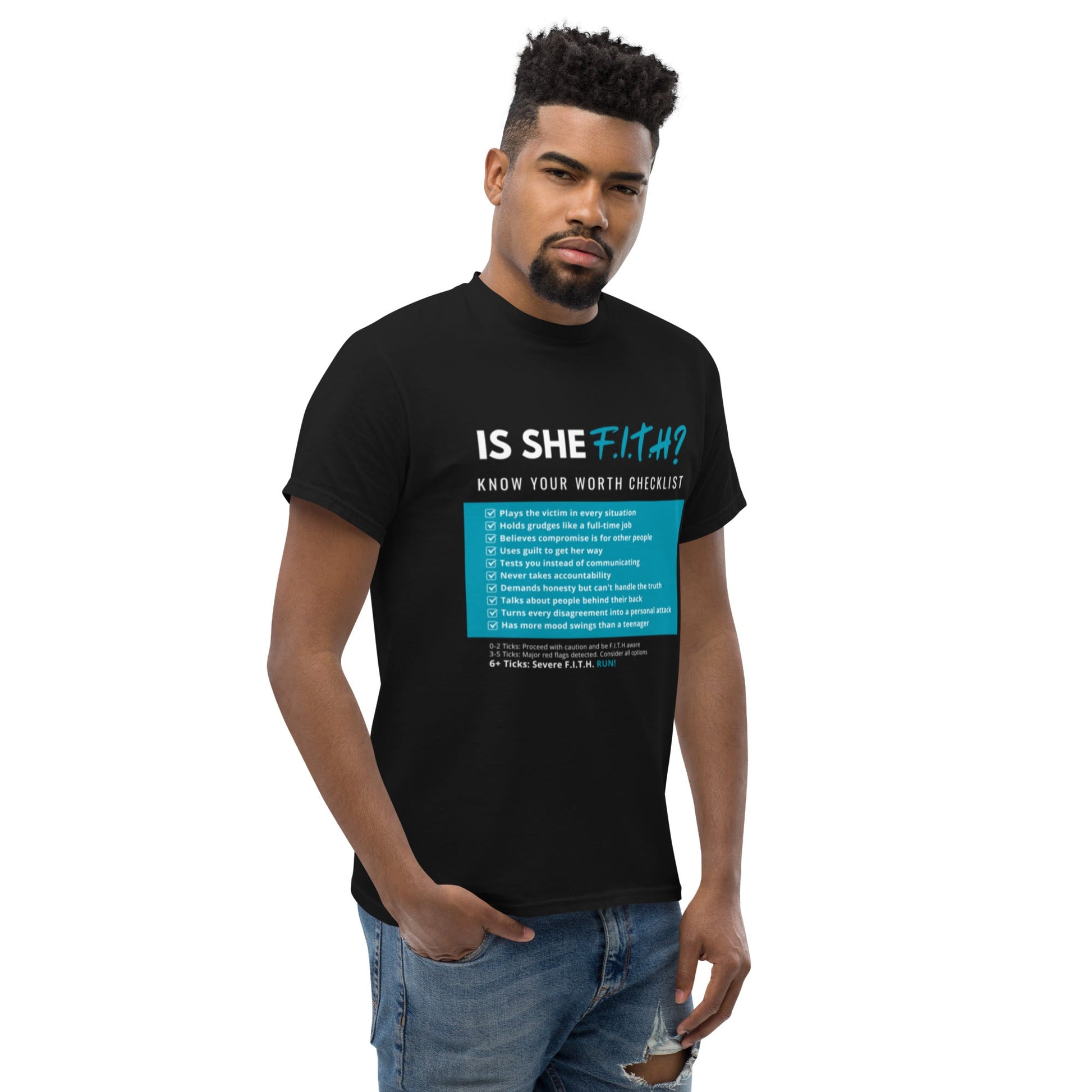 Is She F.I.T.H? Men's T-Shirt - F.I.T.H Clothing and Accessories