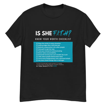 Is She F.I.T.H? Men's T-Shirt - F.I.T.H Clothing and Accessories