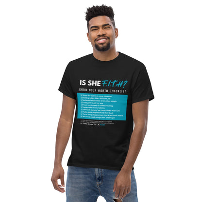 Is She F.I.T.H? Men's T-Shirt - F.I.T.H Clothing and Accessories
