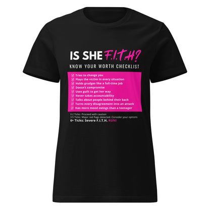 Is She F.I.T.H? Women's T-Shirt - F.I.T.H Clothing and Accessories