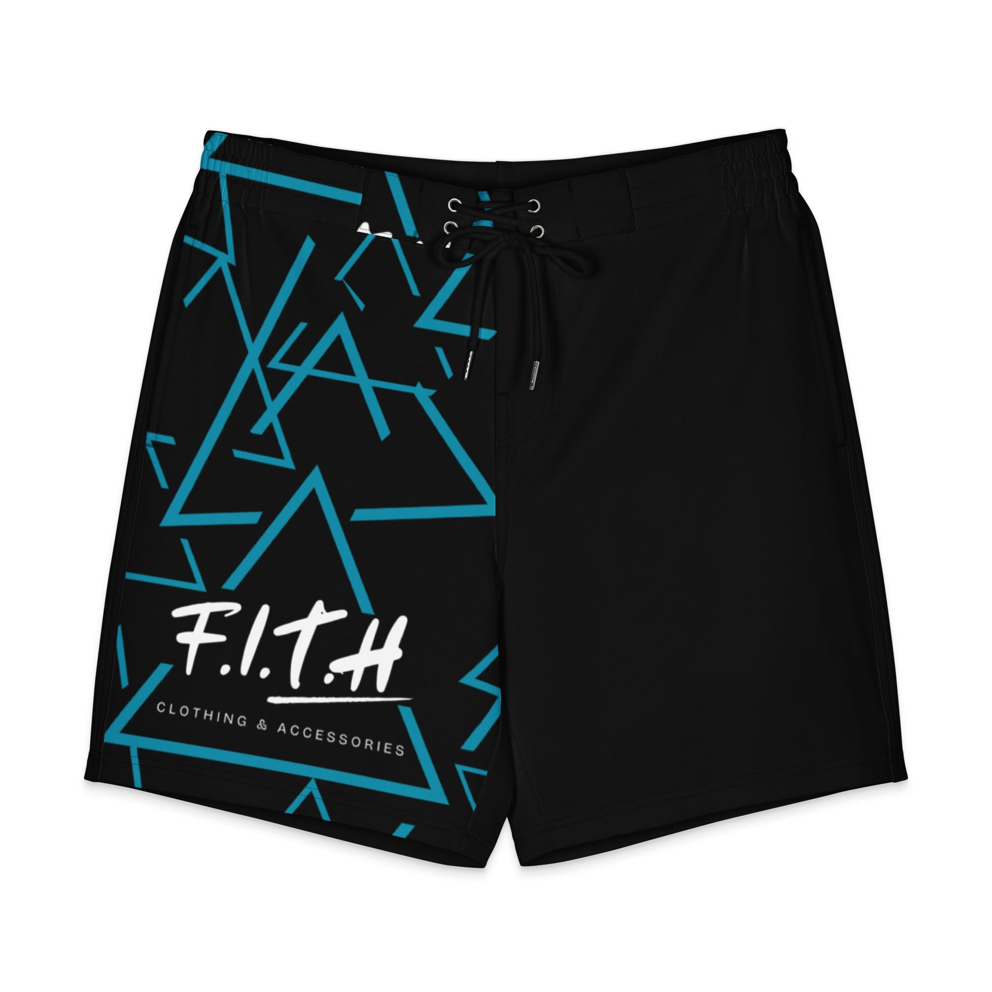 Men's Geometric Board Shorts - F.I.T.H Clothing and Accessories