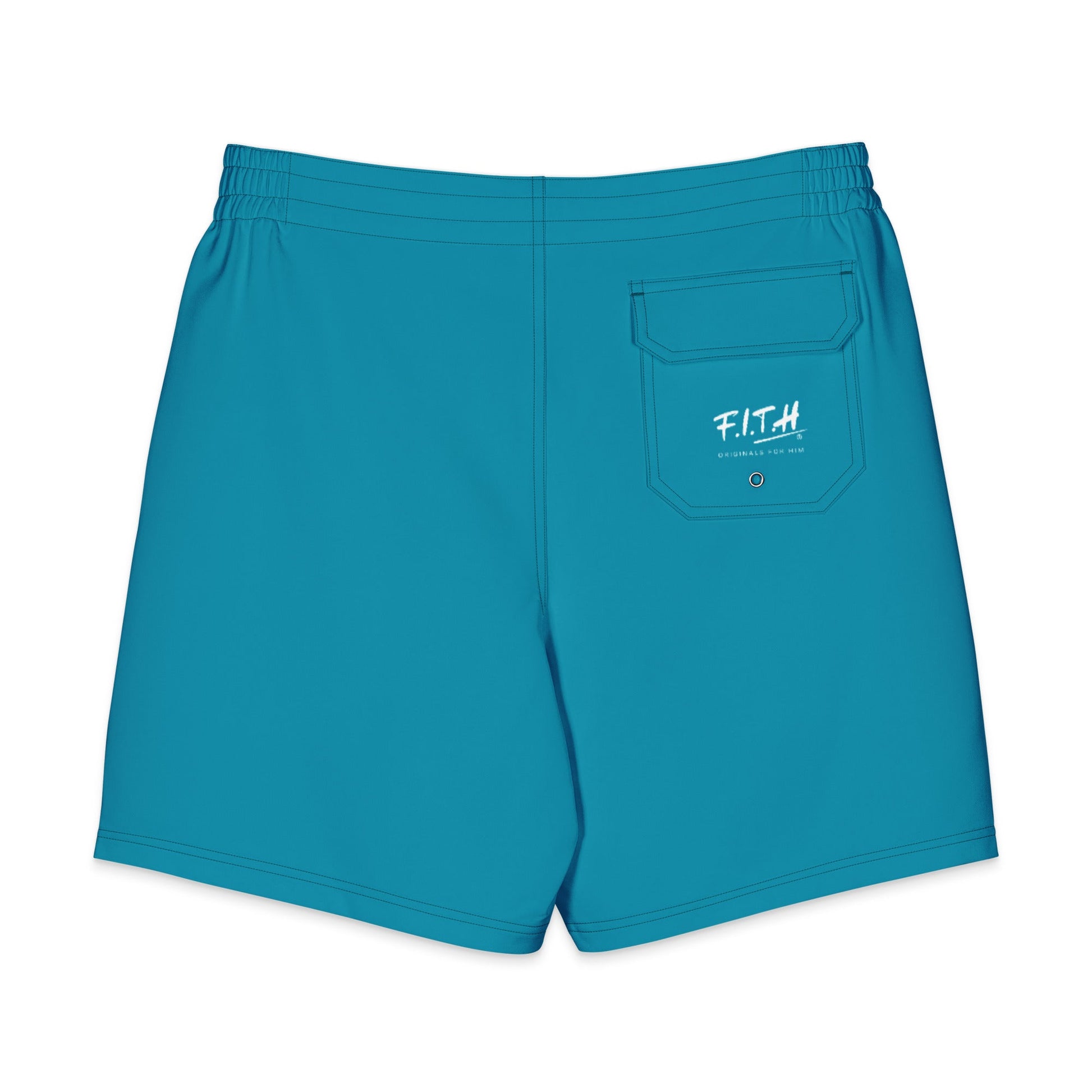 Men's Teal F.I.T.H Board Shorts - F.I.T.H Clothing and Accessories