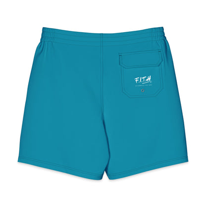 Men's Teal F.I.T.H Board Shorts - F.I.T.H Clothing and Accessories